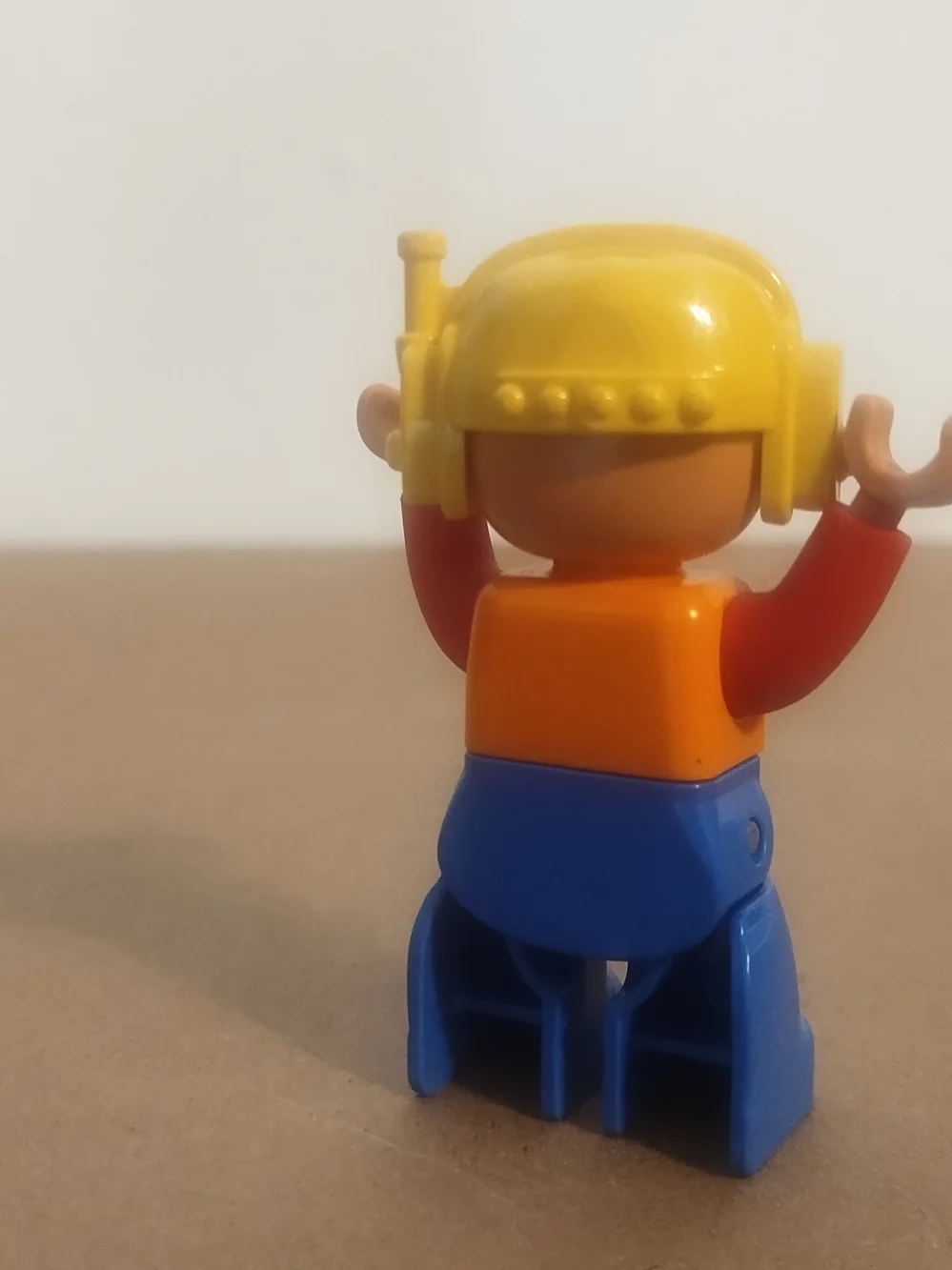 Lego Duplo Boy Man Construction Airline Headset Outfit Pants Figure